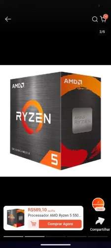 Ryzen 5 5500, processador 