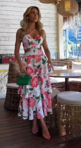 Vestido limonada pink tm PP