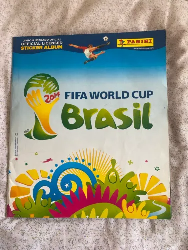Álbum copa 2014 completo capa cartão