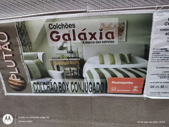 Cama box casal conjugada