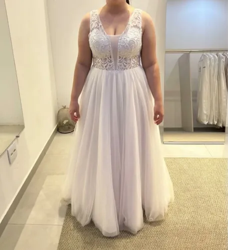 Vestido de noiva em renda