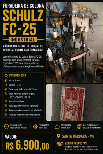 Furadeira de bancada 