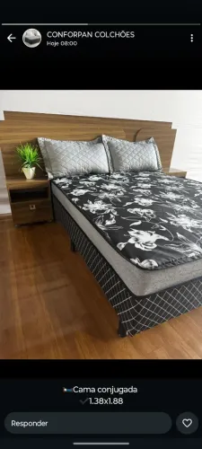 Cama Box casal conjugada Novas apartir 399 para Buscar no local ou 449 Entregamos