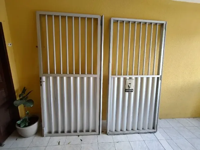 Portão de Alumínio duas bandas