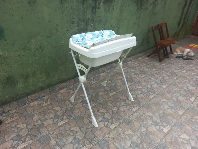 Trocador com banheira