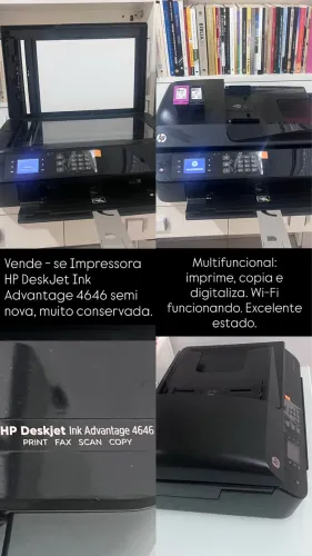 Vende-se Impressora Multifuncional: imprime, copia e digitaliza. Wi-Fi funcionando.