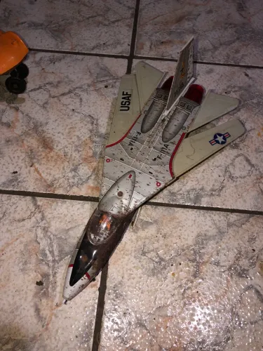 Avião Caça F-111A USAF Antigo Brinquedos Rei Anos 70/80 Vintage