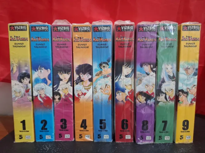 MANGÁ INUYASHA EDIÇÃO VIZBIG em INGLÊS do 1ao18( menos o volume 10)