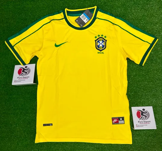 Camisa do Brasil retrô 1998