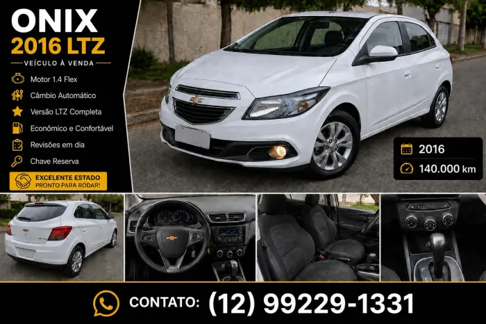 Chevrolet Onix Hatch LTZ 1.4 8V Flex Power Aut. 4P 2016