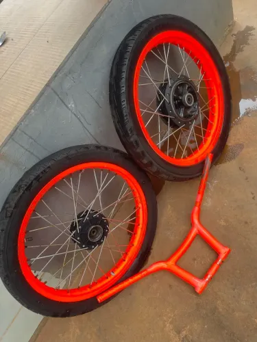 Rodas completas + guidão