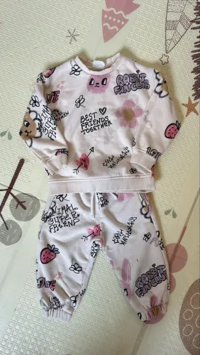 Conjunto em Moletom - Zara - 12/18 meses