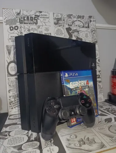 OPORTUNIDADE | PlayStation 4 FAT 1TB Completo + Controle + Jogo
