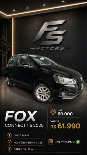 Volkswagen Fox Connect 1.6 Flex 8V 5P 2020