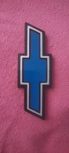 Emblema gravata azul - antigo / clássico ORIGINAL (ótimo estado)