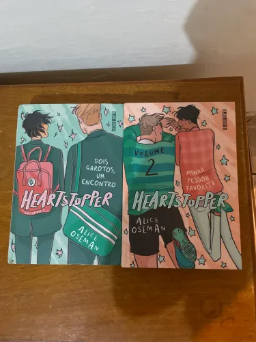 Hearstopper 1 e 2 capa dura