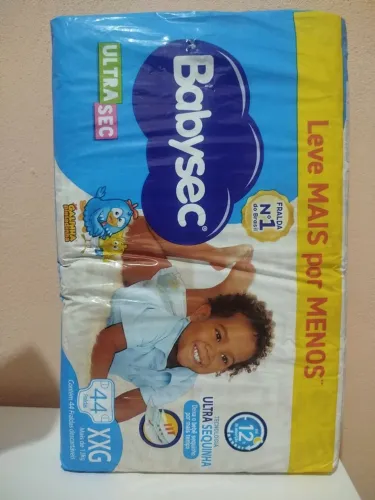 Fraldas xxg babysec