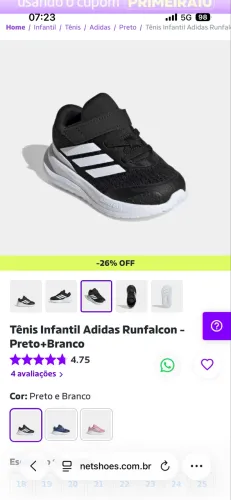 Tênis infantil