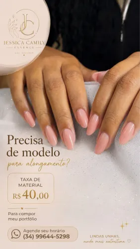 MODELO ALONGAMENTO R$ 40,00