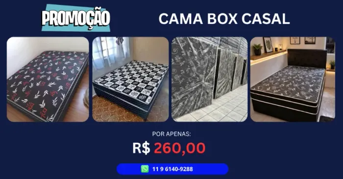 cama box casal (promoção)