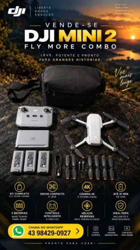 Drone DJI Mini 2 Fly More Combo
