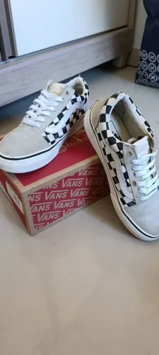 Tênis Vans old skool xadrez 
