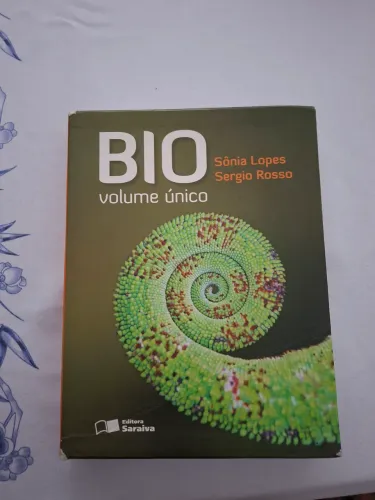 Livro BIO Volume Único - Sônia Lopes e Sergio Rosso | Editora Saraiva<br>