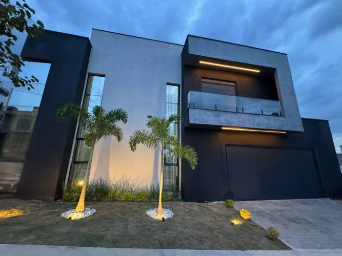 Sobrado de Alto Padrão com Arquitetura Moderna ? Venda Porteira Fechada - Condomínio Campo