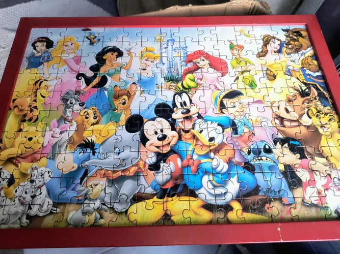 Quadro quebra cabeça Disney 