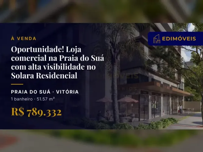 Não perca! Loja na Praia do Suá com grande potencial de consumo