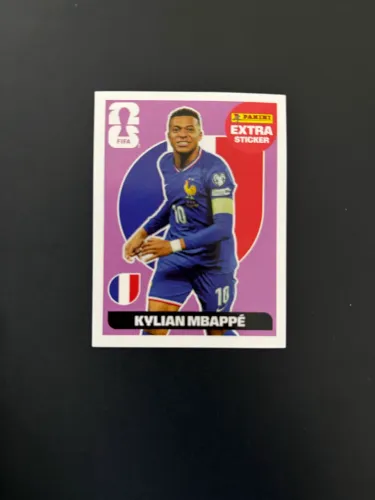Figurinha legend do Mbappe roxa 2026