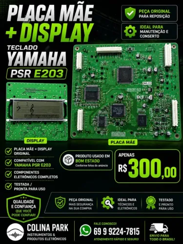 Placa Principal Teclado Yamaha PSR e203