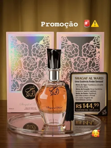 Perfume Árabe Wataniah Shagaf Intensidade