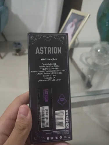 Memória RAM Mancer Astrion 8GB DDR4 3200MHz CL19 - Nova na Caixa
