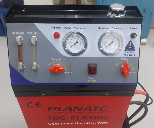 Máquina planatc para trocar de óleo de câmbio automático