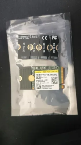 SSD M2 256gb  2230 para PC e Notebook com adptador para 2242 2260 2280