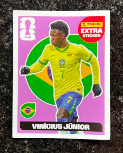 Figurinha Legend Vinícius Junior / Bordo ORIGINAL