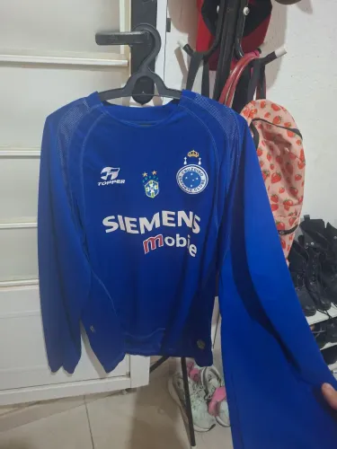 Camisa Cruzeiro 2004 Manga longa topper original