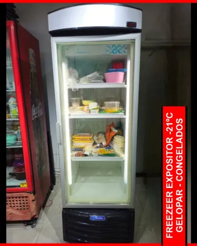 Freezer Congelador Expositora Metalfrio 572 litros (motor Novo) Estudo Troca