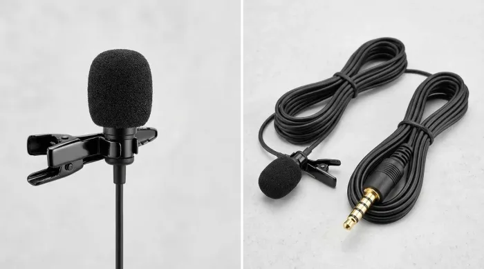 Oferta imperdível: microfone de lapela condensador (P2/P3)