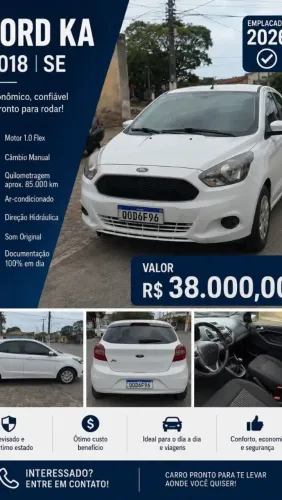 Ford KA 1.0 Se/se Plus Tivct Flex 5P 2018