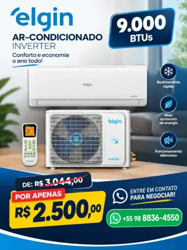 Vendo um Ar-condicionado Elgin na caixa