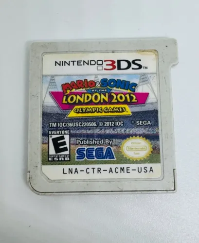 Mario & Sonic at the London 2012 Olympic Games JOGO NINTENDO 3DS ORIGINAL SEM CAPA - LER D