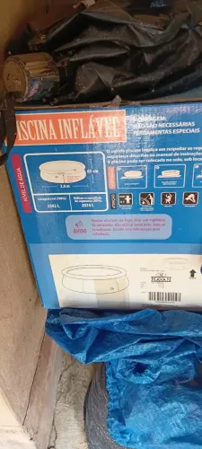 Piscina 2500 litros com a capa