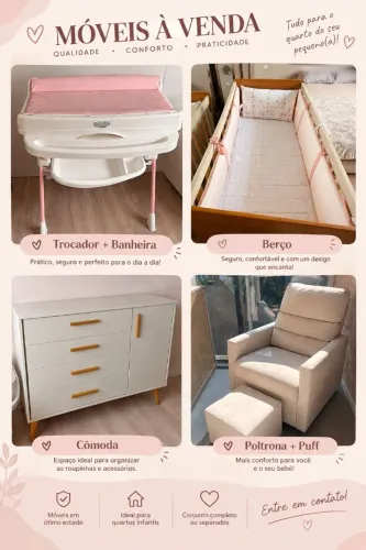 PARA VENDED HOJE, MÓVEIS QUARTO INFANTIL