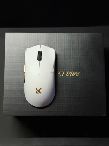 Mouse MCHOSE K7 Ultra | NOVO + GARANTIA | PAW3950, 8K, CASE + DOCK