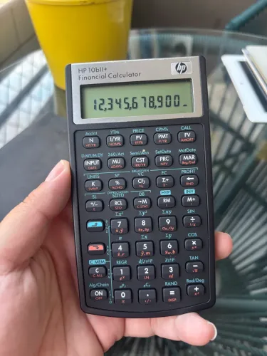 HP10bII+ Calculadora financeira, SEM MARCAS DE USO