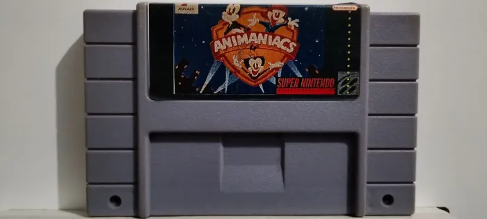 Cartuchos Animaniacs e Gasparzinho - Super Nintendo