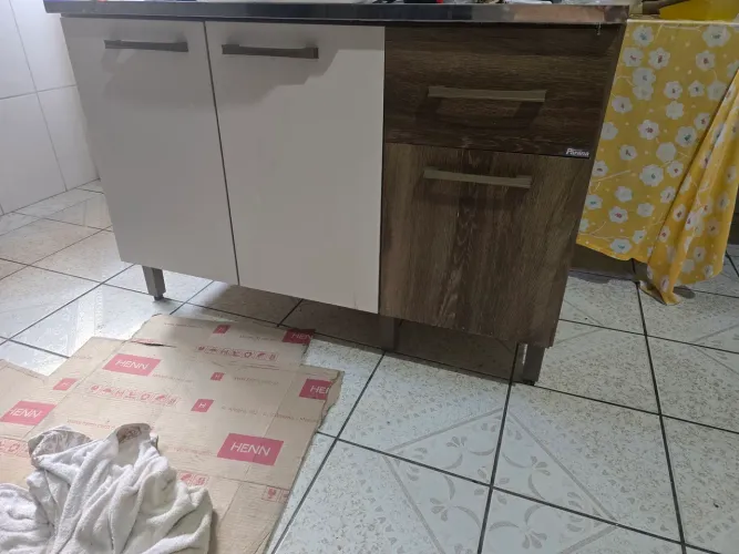 Balcão pia com cuba 