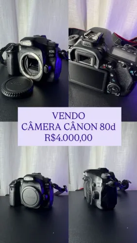 Câmera Cânon 80 D